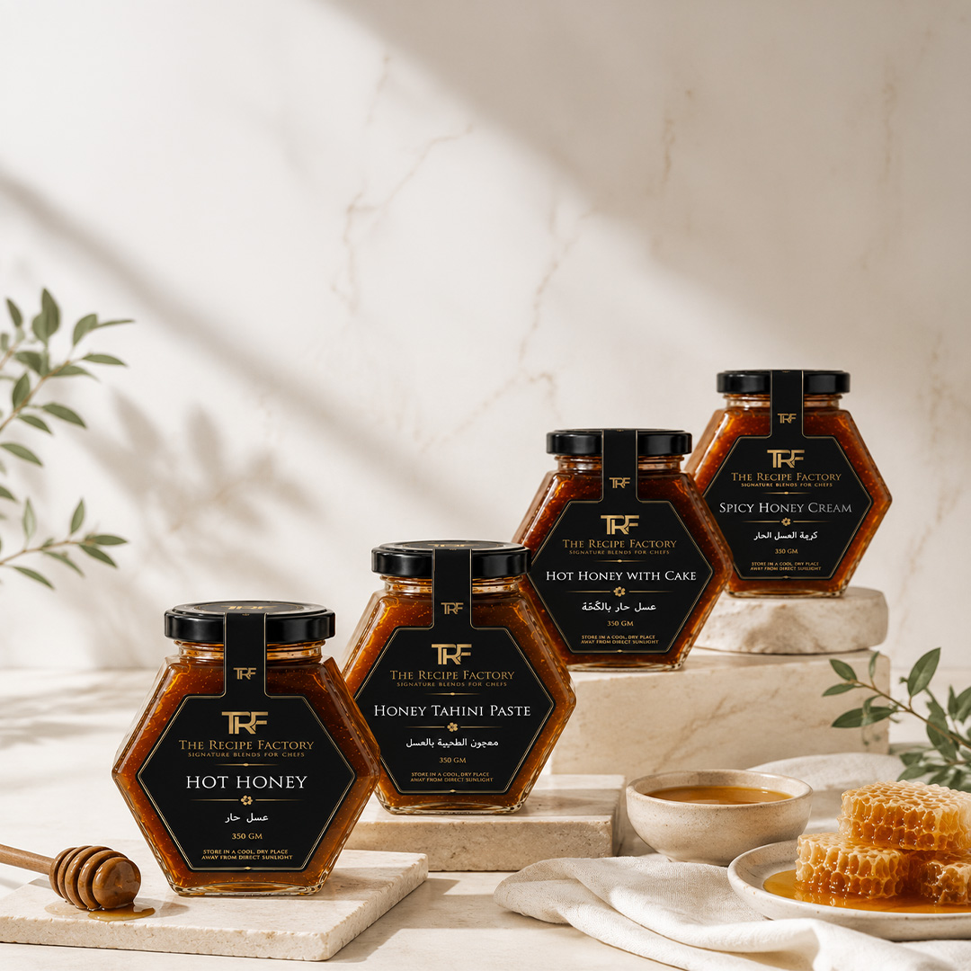 TRF collection styled with honeycomb